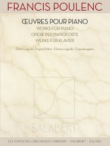 Poulenc: uvres pour piano published by Salabert
